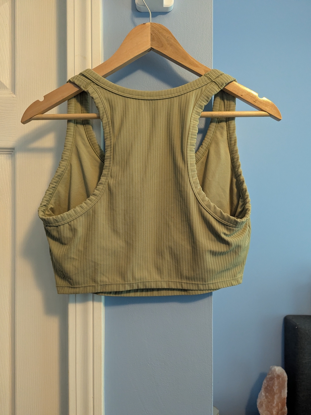 all in motion Sage Ribbed Racerback Crop Top - Picture 2 of 7